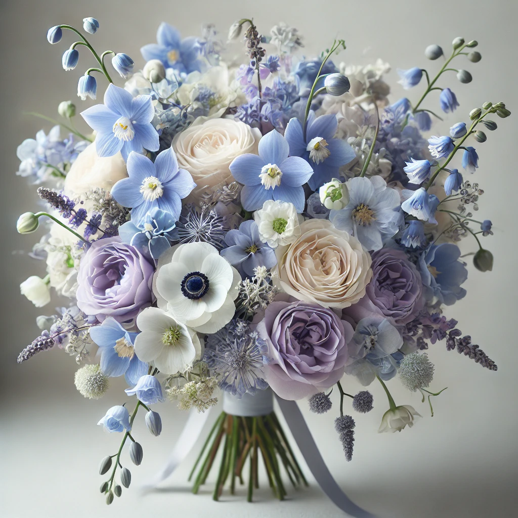 季節のブーケ（ブルー系　）